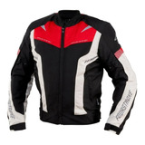 Campera Moto Impemeable Four Stroke Protecciones Ventilada