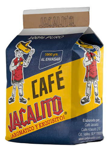 Café Jacalito Recién Tostado Variedad Xilitla 1000 Grs