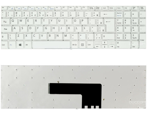 Teclado P/ Notebook Sony Vaio Svf152c29x Svf15213cbw Svf152