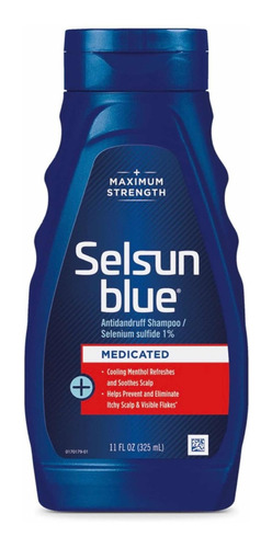 Champu Anticaspa Medicinal De Maxima Potencia Selsun Blue, 1
