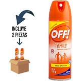 2 Pz - Off! Family Spray Repelente De Insectos 170g