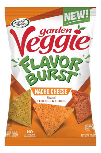Garden Veggie Flavor Burts Nacho Cheese 340g Imoportado