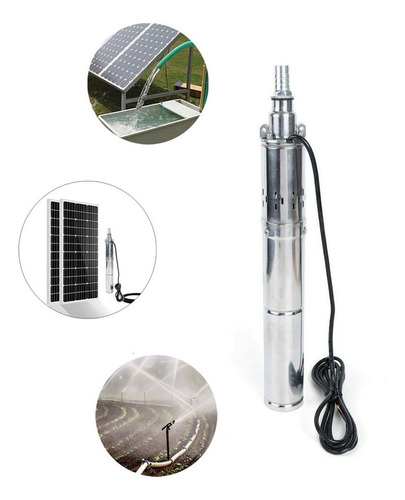 Bomba De Agua Eléctrica Solar Sumergible For Jardín 65cm