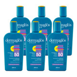 Pack 6 Dermaglós Protector Solar Fps50 Emulsión X 250ml