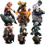 Set 6 Figura De Acción Naruto Neji Kakashi Minato Lee Gaara