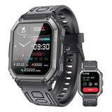 Smartwatch Militar Táctico Hd Pantalla Con Llamada Bluetooth