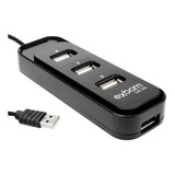 Mini Hub Usb 4 Portas 2.0 Impressora, Notebook, Pc, Tablet