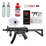 Marcadora Mp5 Co2 Hk K-pdw Bbs Metal Spray .177 Xtr