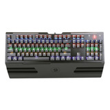 Teclado Redragon Hara K560 Color Negro Con Luz Rainbow