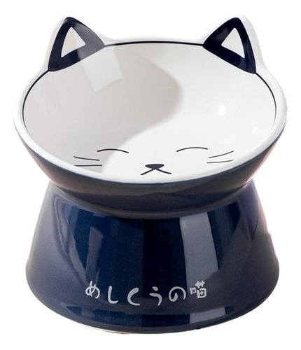 Plato De Ceramica Estilo Japonés Para Mascotas Perros Gatos