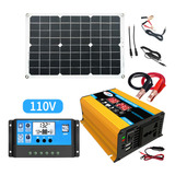 Panel Solar De 18 V Y 20 W Con Kit De Inversor Solar Para Au
