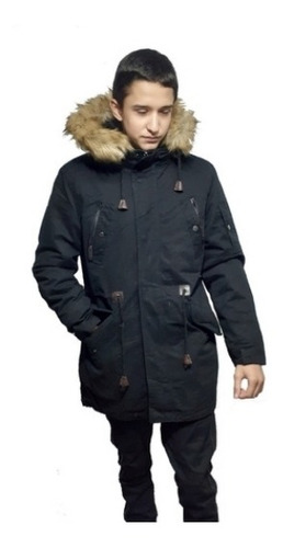 Parka Hombre,piel Interior Reversible,importada Ynsignya