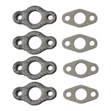 Huri 4set Intake Exhaust Gasket For Motorized Bicycle Bike 4