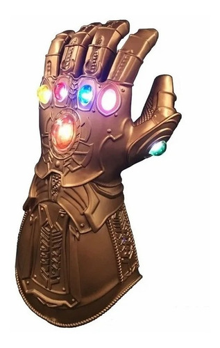 Luva Thanos Manopla Infinito Com Leds Ilumina Cosplay