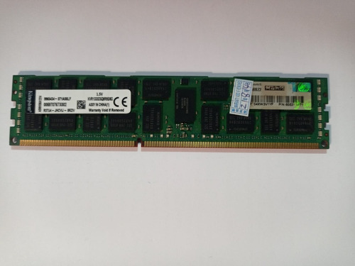 Memoria Ram Kingston Ddr3, 8gb, 1333mhz Servidor