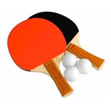 Pingpong Paleta Ping Pong + 3 Pelotas Juego De Mesa - Tenis