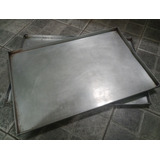 Bandeja Placa De Aluminio 60x40x2 Cm Panaderia Usadas X2