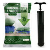 Kit 05 Sacos A Vácuo Viagem Mala 50 X 60 Cm + Bomba