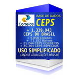 Base Cep E Dne Correios 05/2023 - Completa Download Formatos