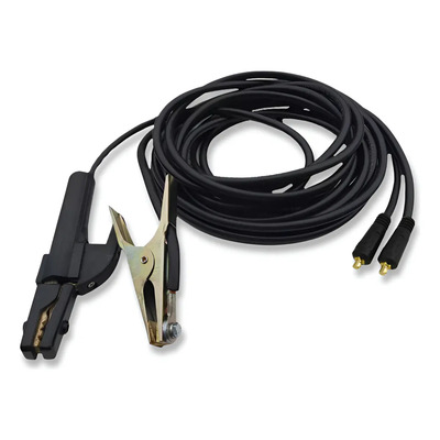 Juego Cables Inversor Cables Soldadora Conector 3/8 10 Mts