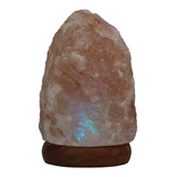 Lampara De Sal Rosada Del Himalaya Led Figura Rustica