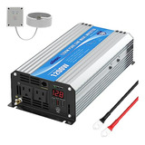 Inversor De Potencia Onda Sinusoidal Pura 1200w 12v A 120v C