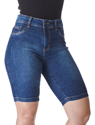 Short Jeans Bermuda Hot Pants Cós Alto Plus Size 36 Ao 54