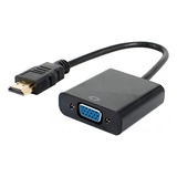 Cable Conversor Adaptador Hdmi A Vga Pc 