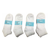 Pack 12 Pares Tobilleras Calcetines Y Calcetas Cortas Blanco