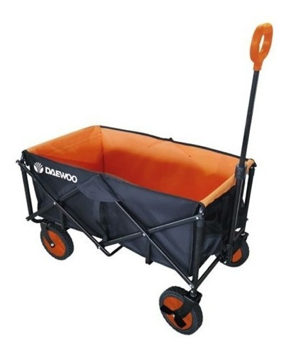 Carro Plegable Portatil Daewoo Acero Reforzado 80kg Jardin