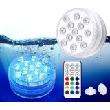 Pack De 2 Luces Sumergible Led 16 Colores Piscina