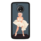 Funda Protector Para Motorola Moto Marilyn Monroe Vestido