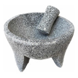 4 Molcajetes De Piedra De Basalto #9 (mayoreo)