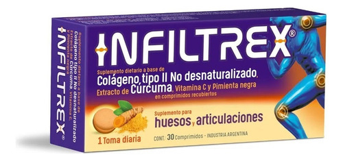 Suplemento En Comprimidos Elea  Infiltrex Colágeno En Caja 30 Un