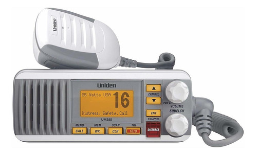 Rádio Comunicador Vhf 385 Marítimo Homologado Anatel Branco