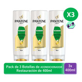 Acondicionador Pantene Pro-v Restauración De 400ml - Pack X3