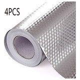 4pcs Película Autoadhesiva De Papel De Aluminio A Prueba De