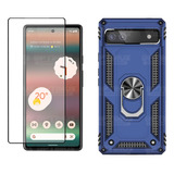 Kit Cristal+ Case Forro Para Celular Google Pixel 6a 5g 2022