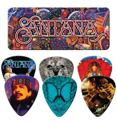 Palheta Heavy Carlos Santana Cx C/6 Sanpt02h Dunlop