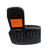 Teléfono Inalámbrico Motorola Contestadora Negro.