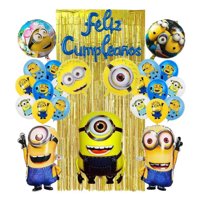 Globos Decorativos Para Fiesta De Cumpleaños De Los Minions | Meses sin interés