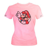 Camiseta Mario Bros Kart Videojuego Dama Mujer Ikrd