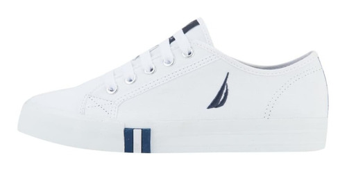 Tenis Casual Nautica Color Blanco Para Mujer Rena 1034532