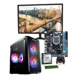 Pc Cpu Completo I5 H61m 8gb Monitor Teclado Mouse Wi-fi