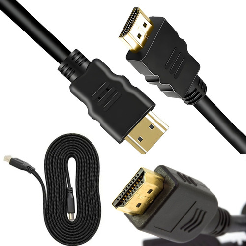 Cabo Hdmi 2.0 4k Blindado 5m Ponta Gold 60hz Ps5 Xbox Pc Tv