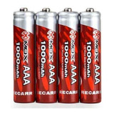 Pilhas Recarregáveis Aaa De 1000mah 4 Unid Mox Mo-aaa1000c4