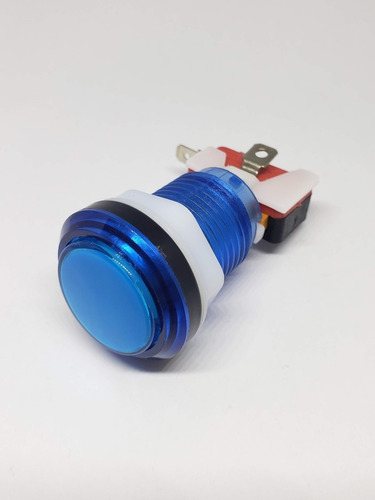Boton Pulsador Arcade Led Generico 24mm Luz (elegir Color)