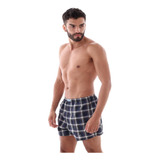 Calzoncillo Boxer Camisero Tela Hombre Maxime 616ms