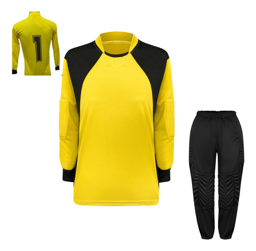 Kit De Goleiro Futsal Infantil Juvenil Camisa E Calça