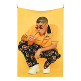 Bad Bunny Tapiz Colgante De Pared Póster Pop Rapper Ar...